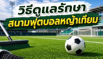 วิธีดูแลรักษาสนามฟุตบอลหญ้าเทียม