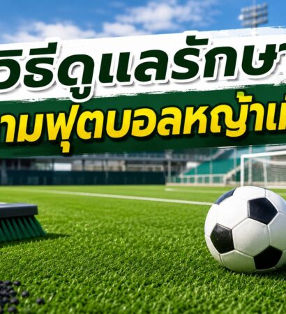 วิธีดูแลรักษาสนามฟุตบอลหญ้าเทียม