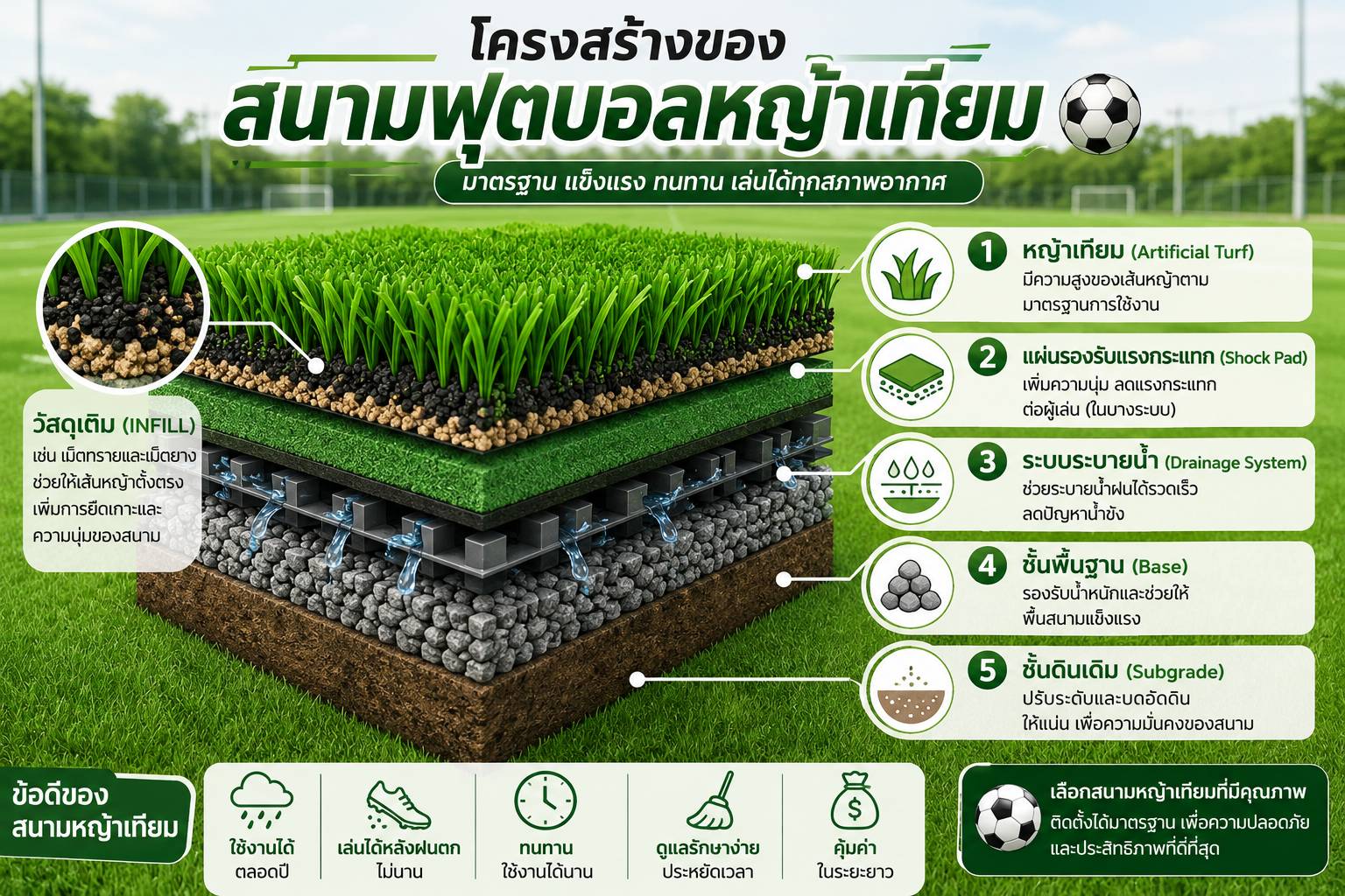 สนามฟุตบอลหญ้าเทียม