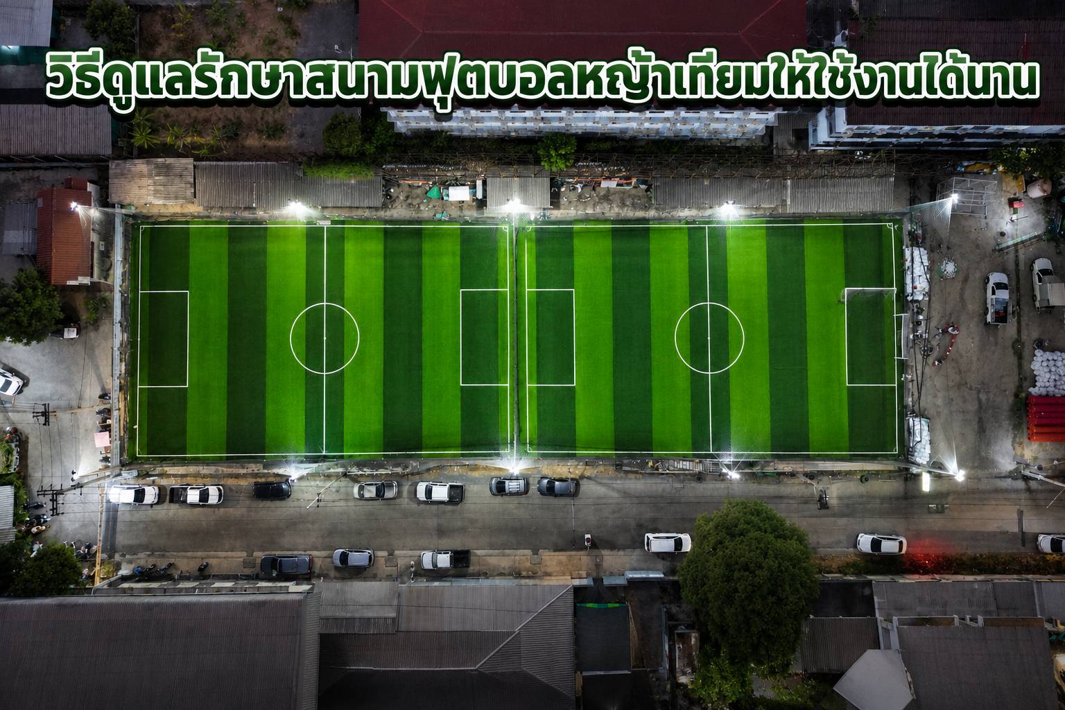 วิธีดูแลรักษาสนามฟุตบอลหญ้าเทียมให้ใช้งานได้นาน